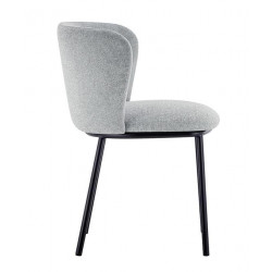 CHAISE RONDE EN TISSU ARTHUR