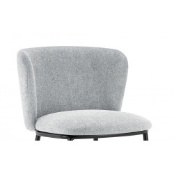 CHAISE RONDE EN TISSU ARTHUR