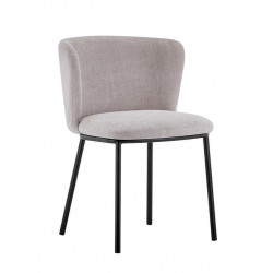 CHAISE RONDE EN TISSU ARTHUR