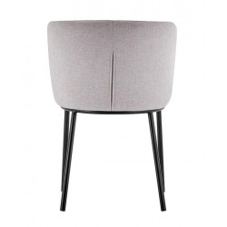 CHAISE RONDE EN TISSU ARTHUR