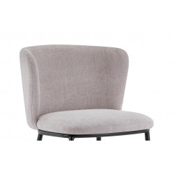CHAISE RONDE EN TISSU ARTHUR