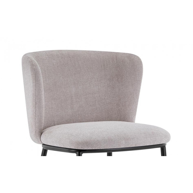 CHAISE RONDE EN TISSU ARTHUR