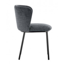 CHAISE RONDE EN TISSU ARTHUR