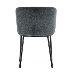 CHAISE RONDE EN TISSU ARTHUR