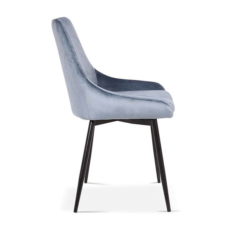 CHAISE DE SALLE À MANGER EN VELOURS MIRANO