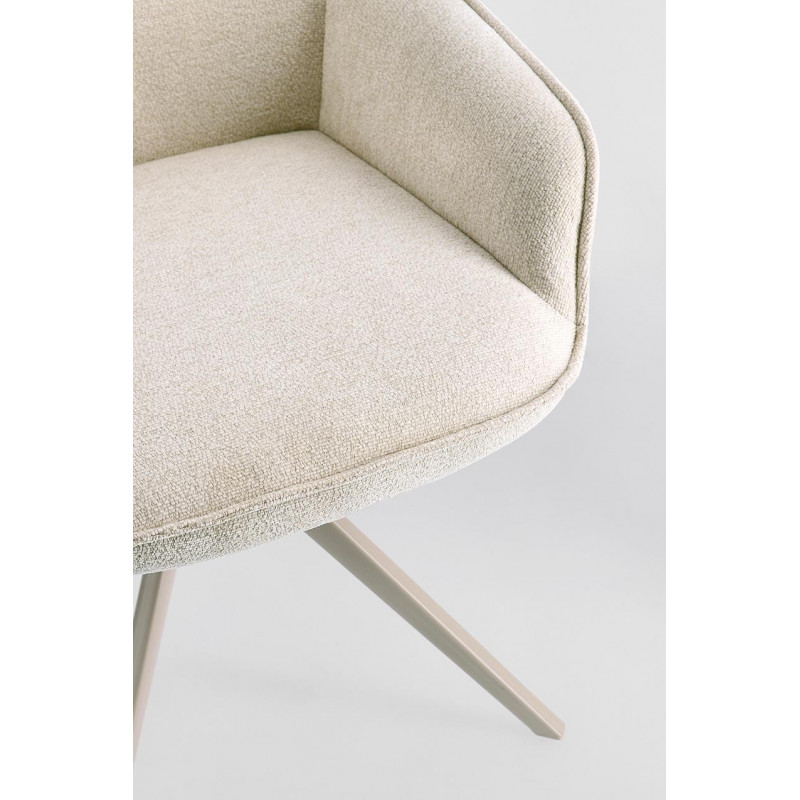 FAUTEUIL EN TISSU PIVOTANT 360° MATILDA MOON