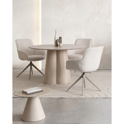 FAUTEUIL EN TISSU PIVOTANT 360° MATILDA MOON