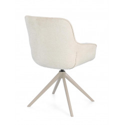 FAUTEUIL EN TISSU PIVOTANT 360° MATILDA MOON