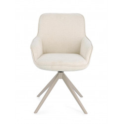 FAUTEUIL EN TISSU PIVOTANT 360° MATILDA MOON