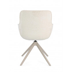 FAUTEUIL EN TISSU PIVOTANT 360° MATILDA MOON