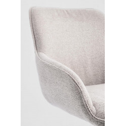 FAUTEUIL EN TISSU PIVOTANT 360° MATILDA MOON
