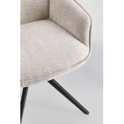 FAUTEUIL EN TISSU PIVOTANT 360° MATILDA MOON