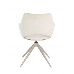 FAUTEUIL EN TISSU PIVOTANT 360° VIVIAN