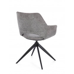 FAUTEUIL EN TISSU PIVOTANT 360° VIVIAN