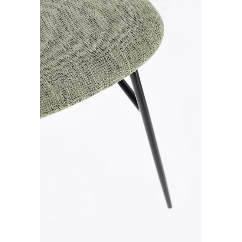 CHAISE CANNÉE CONTEMPORAINE GLENNA EN TISSU