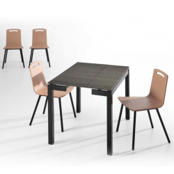 TABLE EN CÉRAMIQUE EXTENSIBLE PETITS ESPACES LUGANO