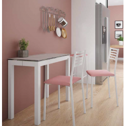 TABLE EN CÉRAMIQUE EXTENSIBLE PETITS ESPACES LUGANO