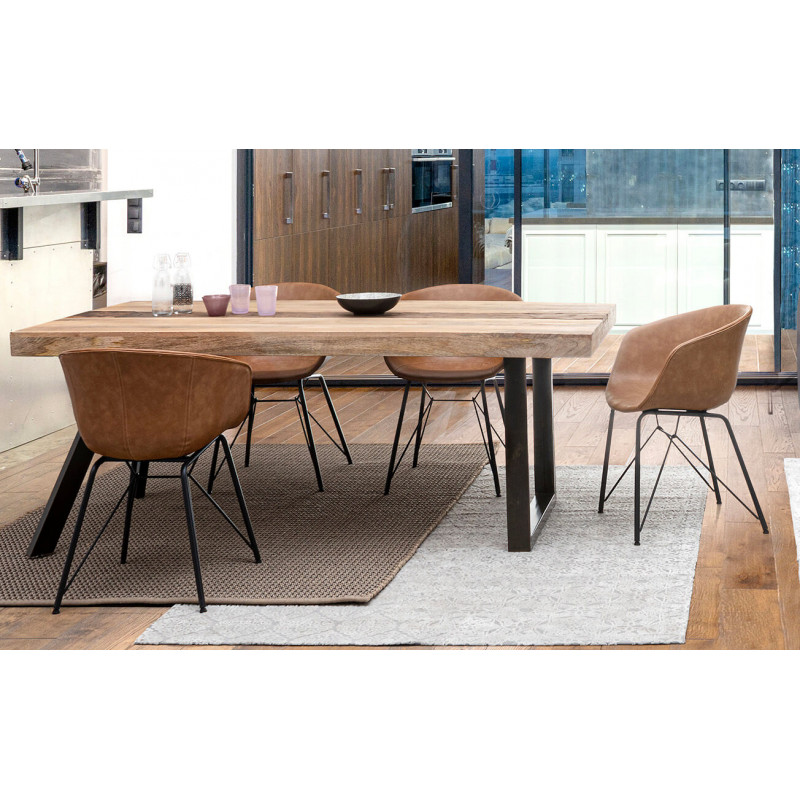 FAUTEUIL ROND EN SIMILICUIR WARHOL CONTEMPORAIN