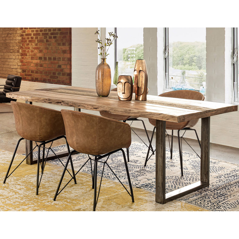 FAUTEUIL ROND EN SIMILICUIR WARHOL CONTEMPORAIN