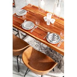 FAUTEUIL ROND EN SIMILICUIR WARHOL CONTEMPORAIN