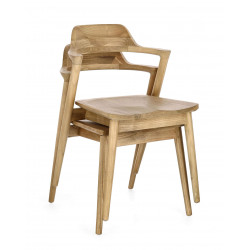 CHAISE EN BOIS CONTEMPORAINE AMERY