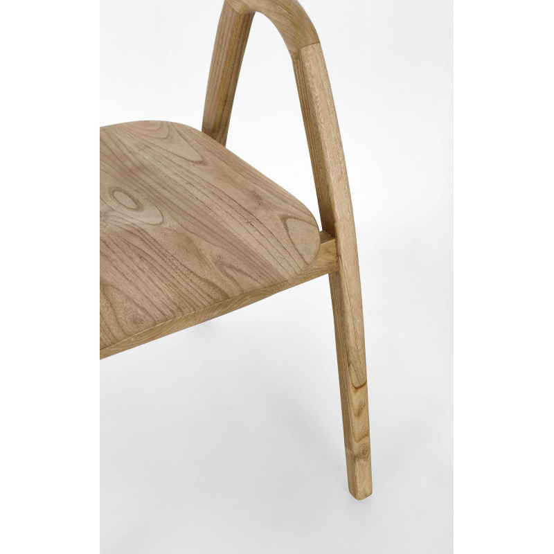 FAUTEUIL EN BOIS EMPILABLE CONTEMPORAINE ADALYN