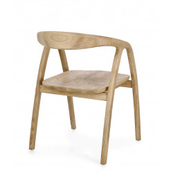 FAUTEUIL EN BOIS EMPILABLE CONTEMPORAINE ADALYN