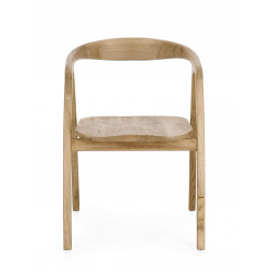 FAUTEUIL EN BOIS EMPILABLE CONTEMPORAINE ADALYN