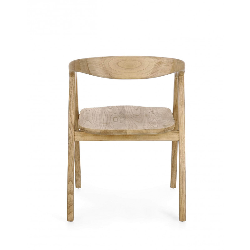 FAUTEUIL EN BOIS EMPILABLE CONTEMPORAINE ADALYN