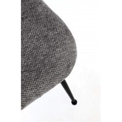 CHAISE RONDE EN TISSU COZY DE SALLE À MANGER GEISEN