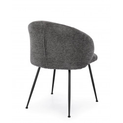 CHAISE RONDE EN TISSU COZY DE SALLE À MANGER GEISEN