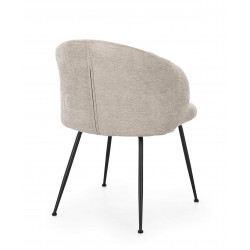 CHAISE RONDE EN TISSU COZY DE SALLE À MANGER GEISEN