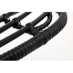 CHAISE EN ROTIN EN MÉTAL LORENA