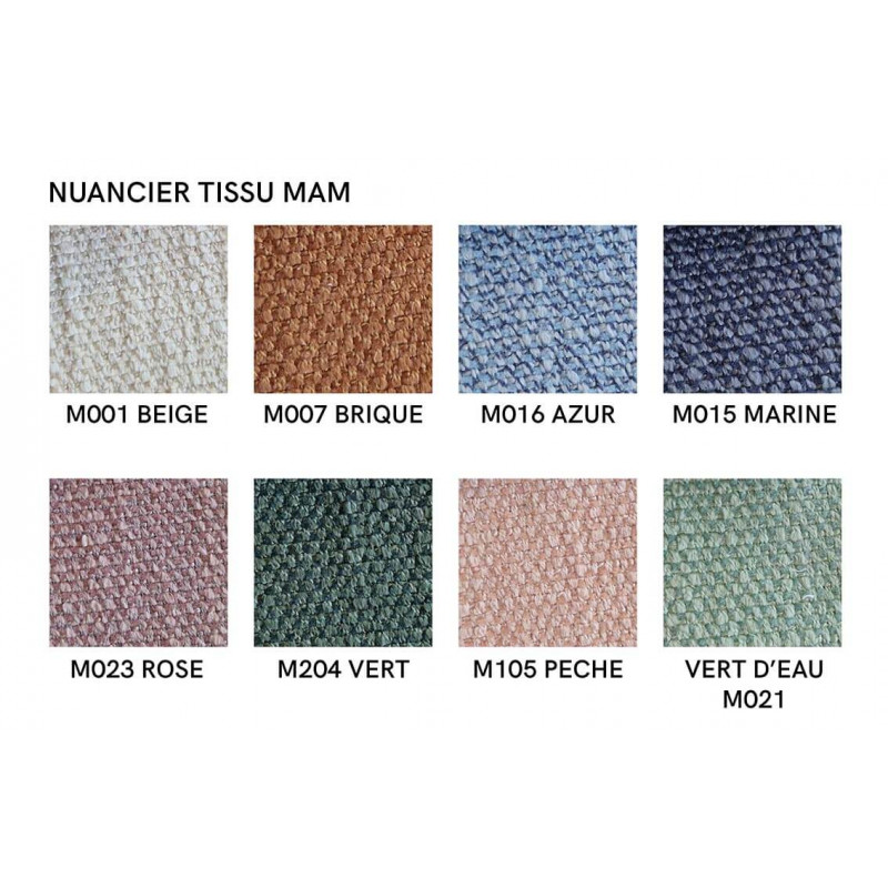 Chaise Vintage en Tissu et Métal TATA 1 - Le Chaisier