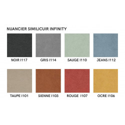 Chaise Contemporaine en Bois, Tissu et Métal TATA 1 - Le Chaisier