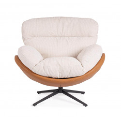 FAUTEUIL DE DÉTENTE COZY PIVOTANT ADINDA