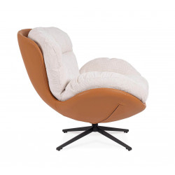 FAUTEUIL DE DÉTENTE COZY PIVOTANT ADINDA