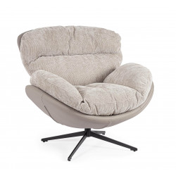 FAUTEUIL DE DÉTENTE COZY PIVOTANT ADINDA