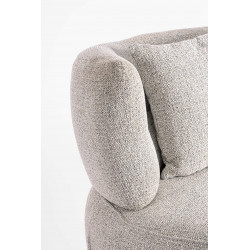 PETIT FAUTEUIL POUF EN TISSU PIVOTANT GONNIE