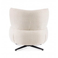 PETIT FAUTEUIL POUF EN TISSU PIVOTANT GONNIE