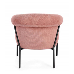 FAUTEUIL EN TISSU CONTEMPORAIN ENVELOPPANT CAMILA