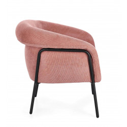 FAUTEUIL EN TISSU CONTEMPORAIN ENVELOPPANT CAMILA