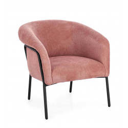 FAUTEUIL EN TISSU CONTEMPORAIN ENVELOPPANT CAMILA