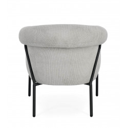 FAUTEUIL EN TISSU CONTEMPORAIN ENVELOPPANT CAMILA