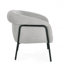 FAUTEUIL EN TISSU CONTEMPORAIN ENVELOPPANT CAMILA