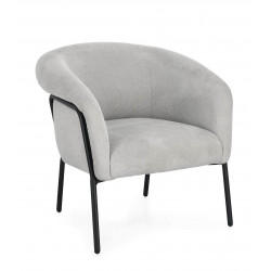 FAUTEUIL EN TISSU CONTEMPORAIN ENVELOPPANT CAMILA