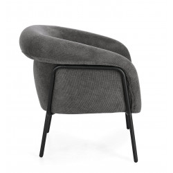 FAUTEUIL EN TISSU CONTEMPORAIN ENVELOPPANT CAMILA
