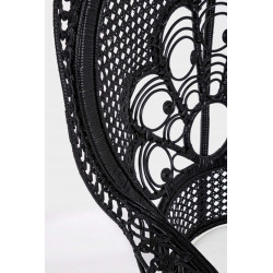 FAUTEUIL EN ROTIN STYLE EMMANUELLE PEACOCK