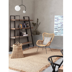 FAUTEUIL LOUNGE EN ROTIN CONTEMPORAIN CASILDA