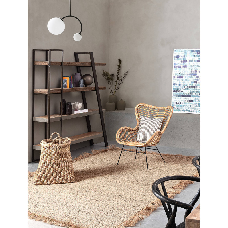 FAUTEUIL LOUNGE EN ROTIN CONTEMPORAIN CASILDA